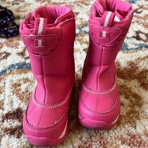 Kids Lands' End PINK Snow Boots 7